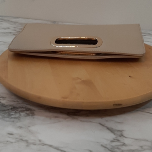 Call it spring beige rectangular hand clut… - Picture 7 of 16